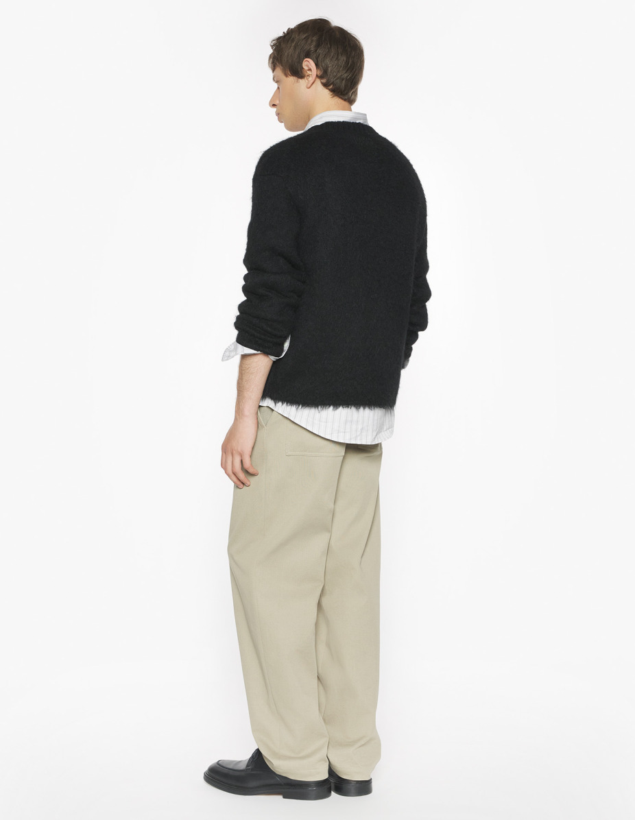 BRUSHED MOHAIR COMFORT JUMPER - 5