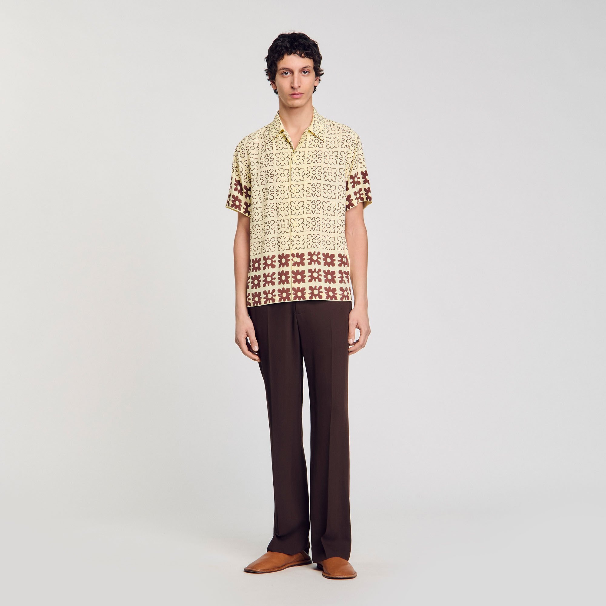 FLORAL MOTIF SHIRT - 2