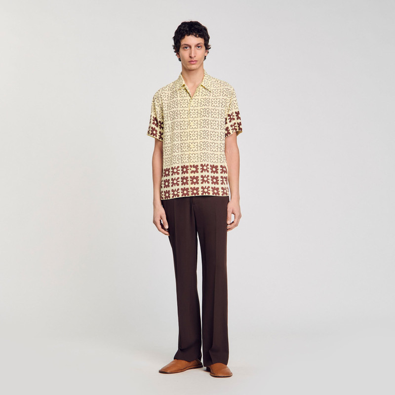 Sandro FLORAL MOTIF SHIRT outlook
