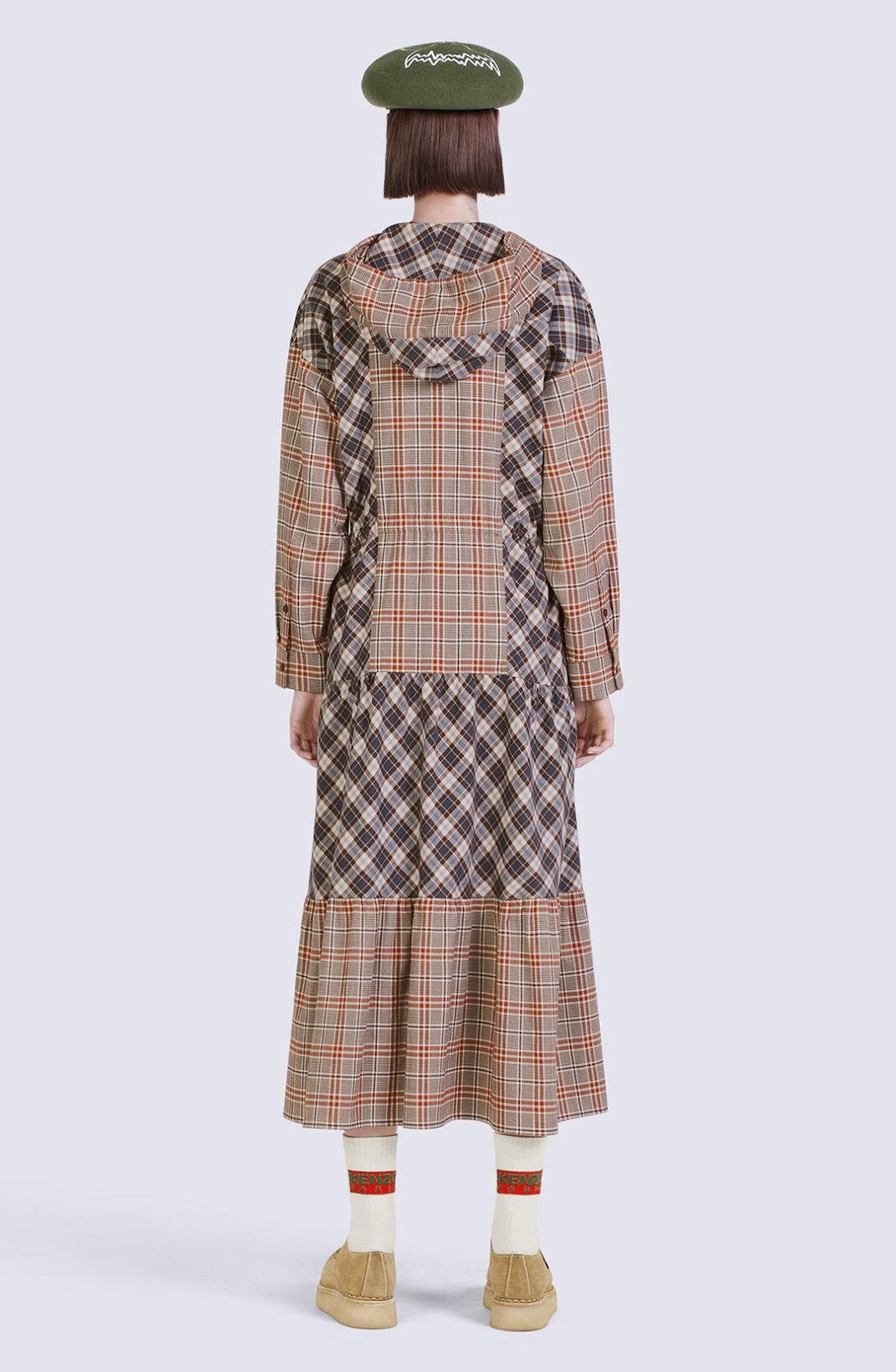 Long checked dress - 3