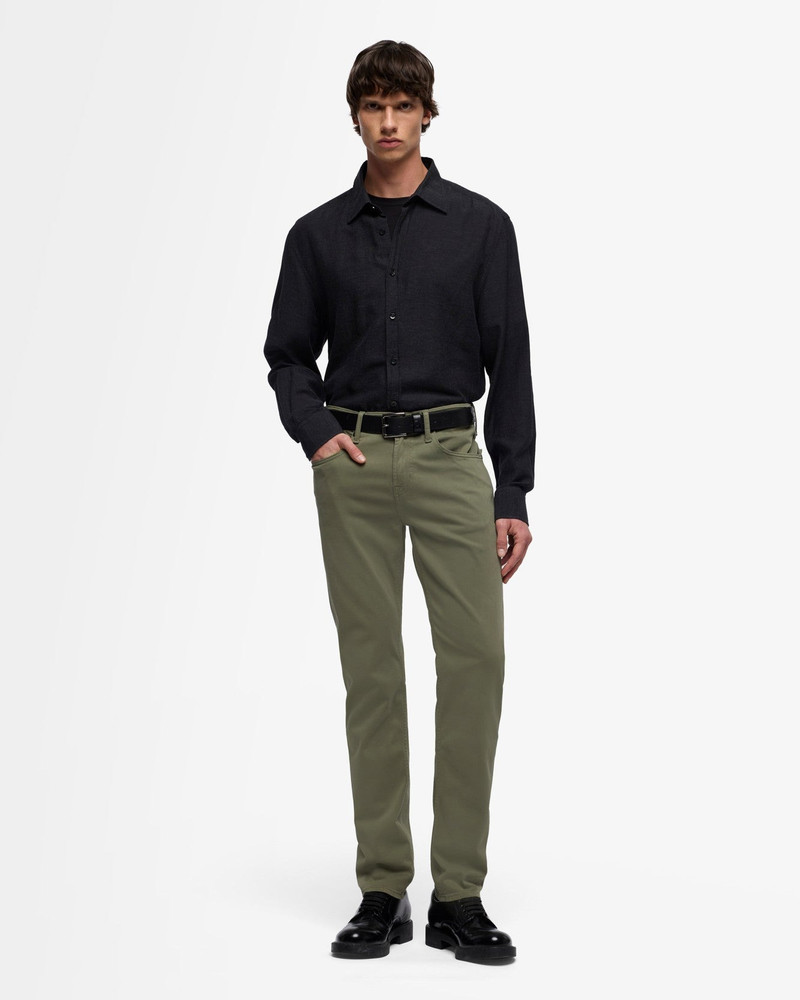 7 For All Mankind Luxe Performance Sateen Slimmy in Clover outlook