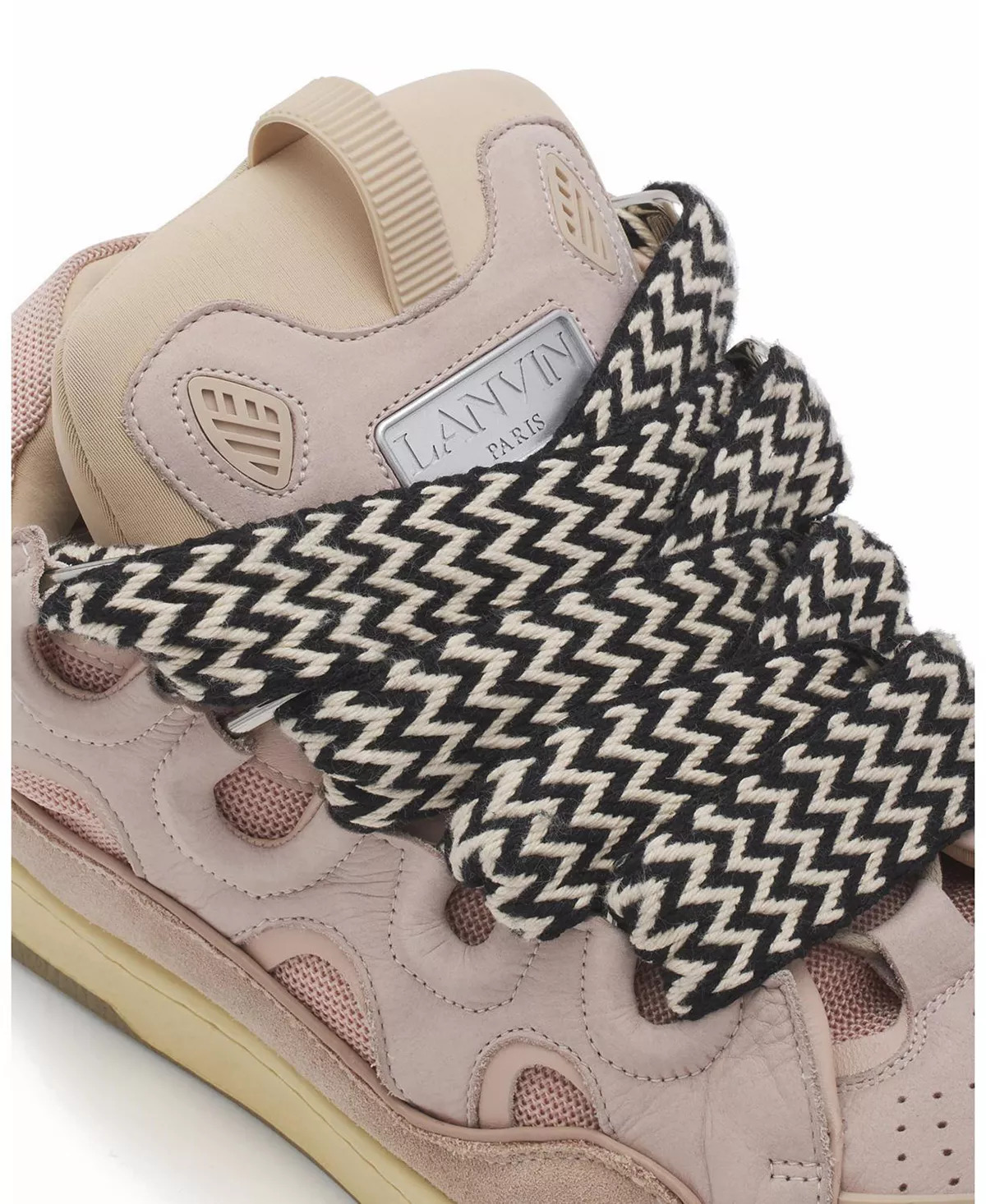 Unisex Leather Curb Sneakers - 5
