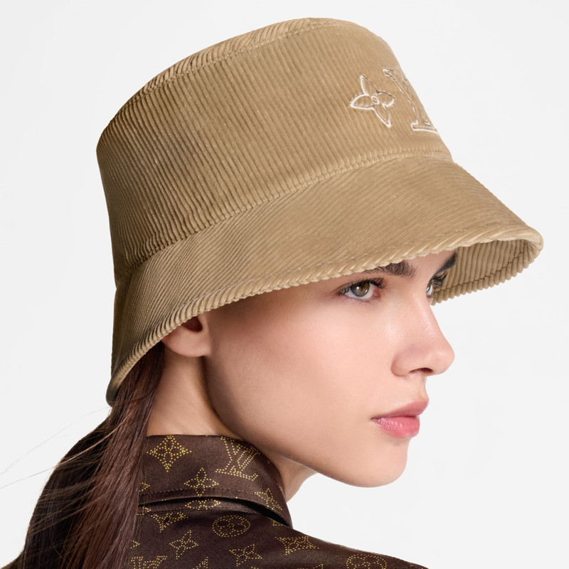 LV Signature Corduroy Hat 5