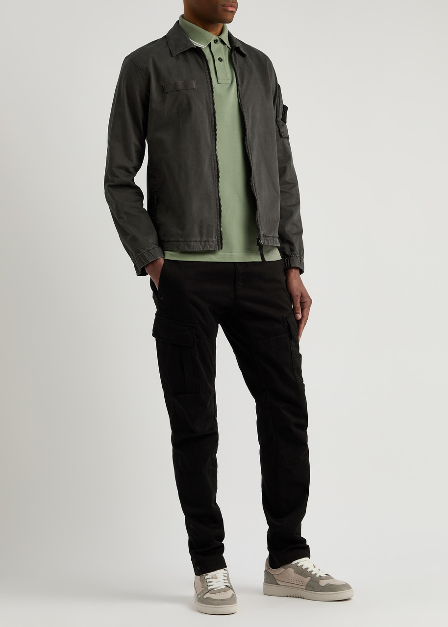 Stone Island Piqué Cotton Polo Shirt - 4