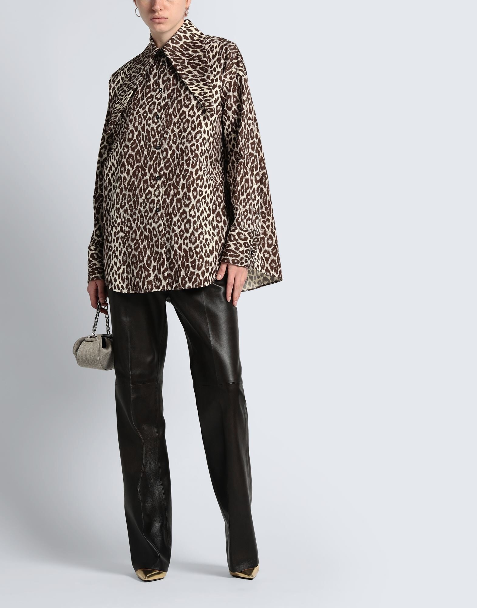 Beige Women's Patterned Shirts & Blouses - 2