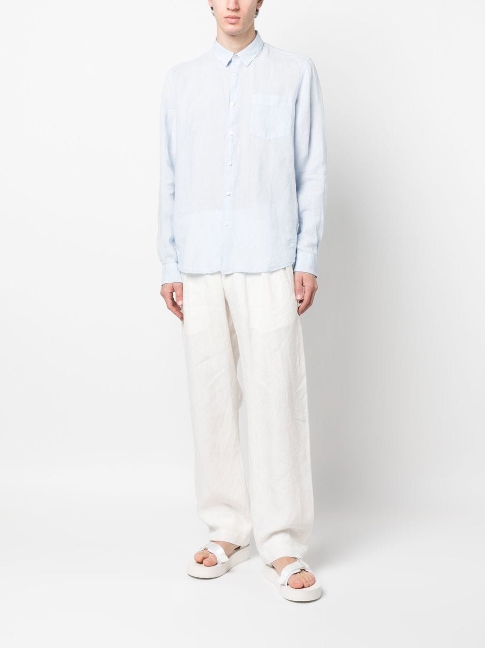 Caroubis long-sleeved linen shirt - 2