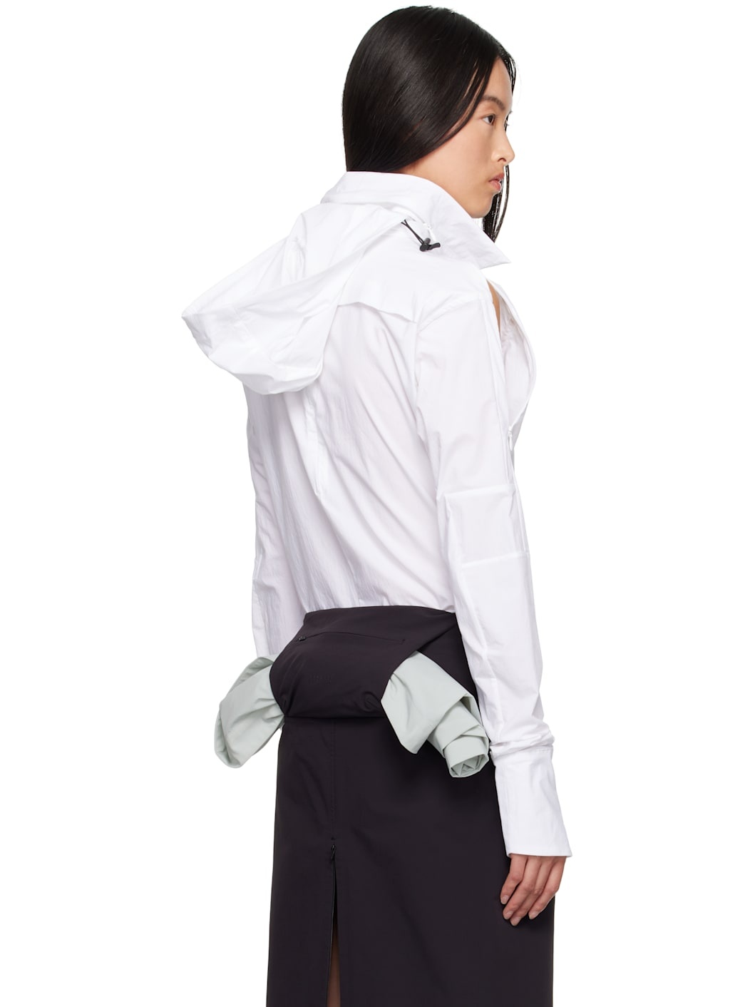 White Hood Shirt - 3