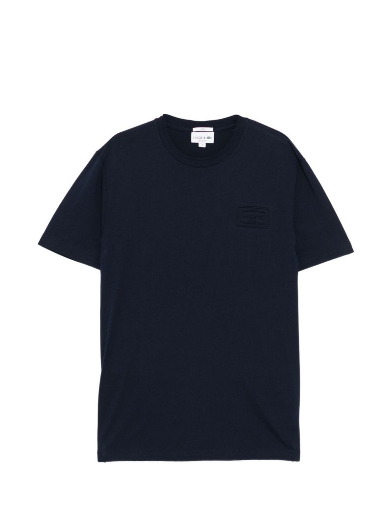 logo-embroidered T-shirt 1