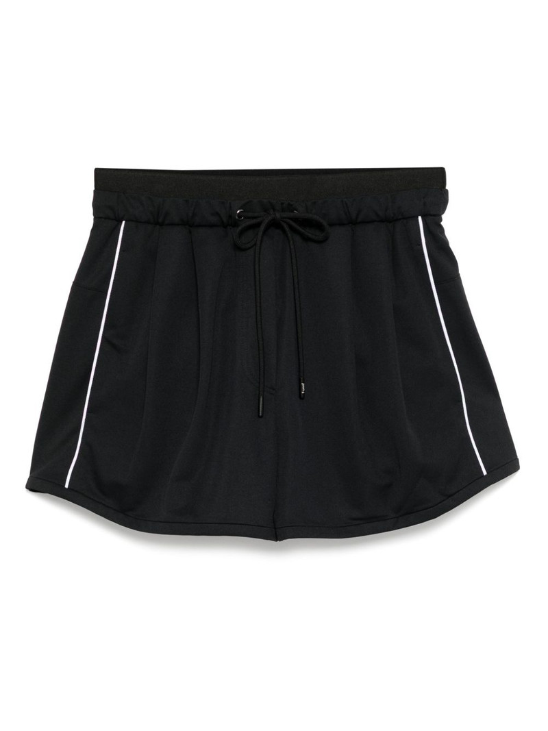 double-waist track shorts 1