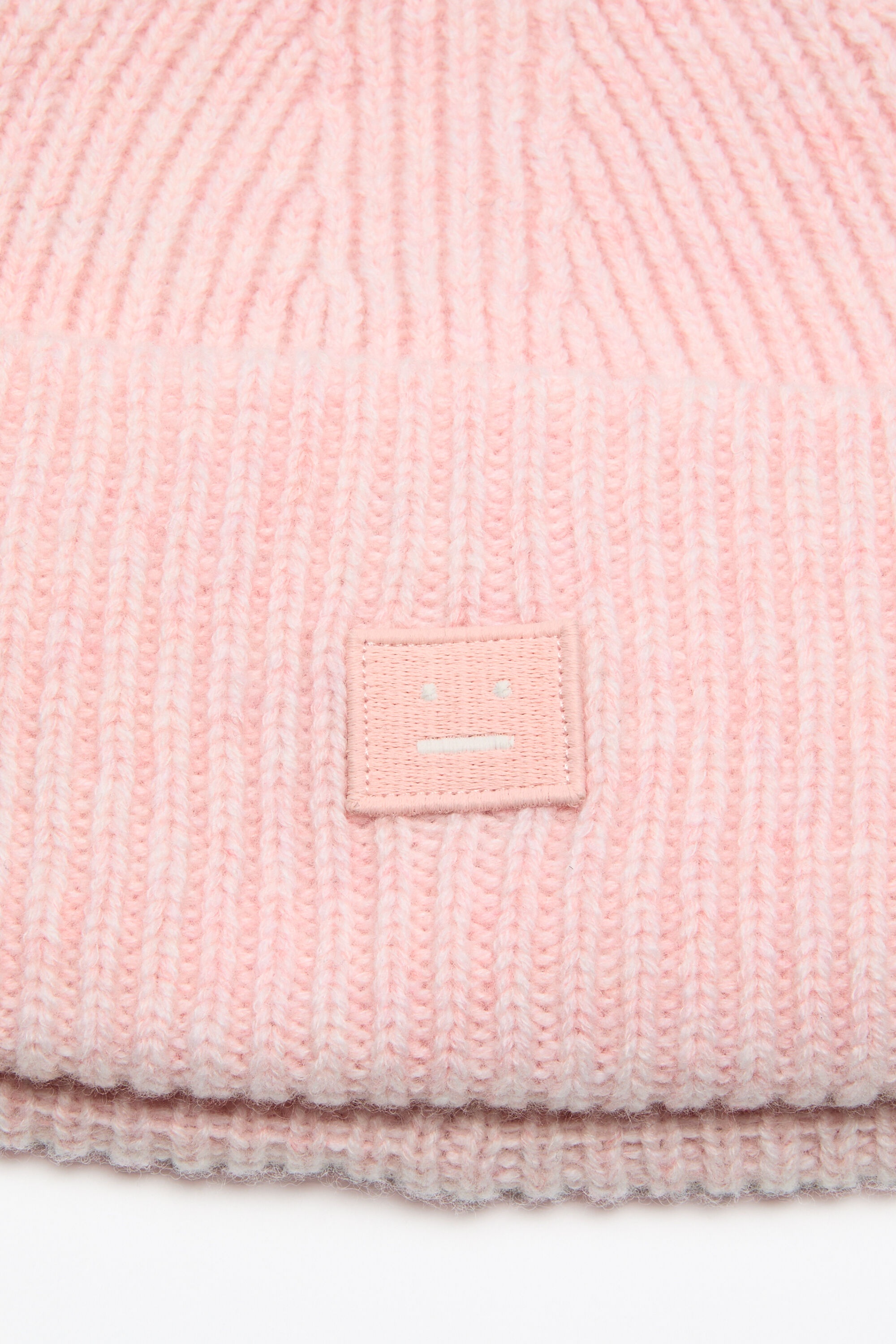 Small face logo beanie - Faded pink melange - 3