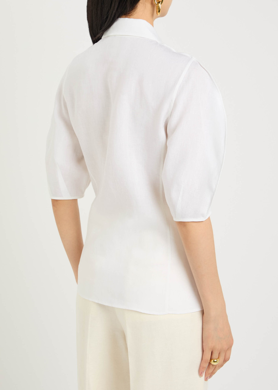 Gabriela Hearst Sansi Linen Blouse - 3