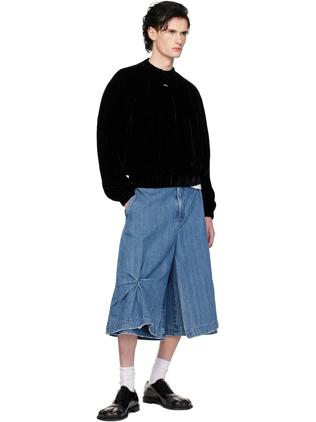 Black Velvet Sweatshirt - 5
