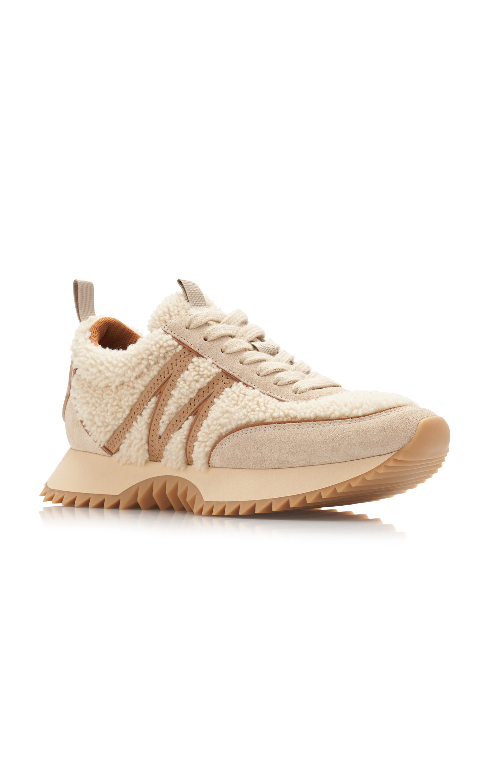 Pacey Shealing-Suede Sneakers tan - 5