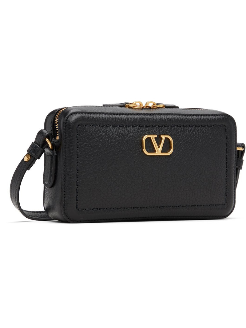 Valentino Black Mini Alltime Camera Case Bag outlook