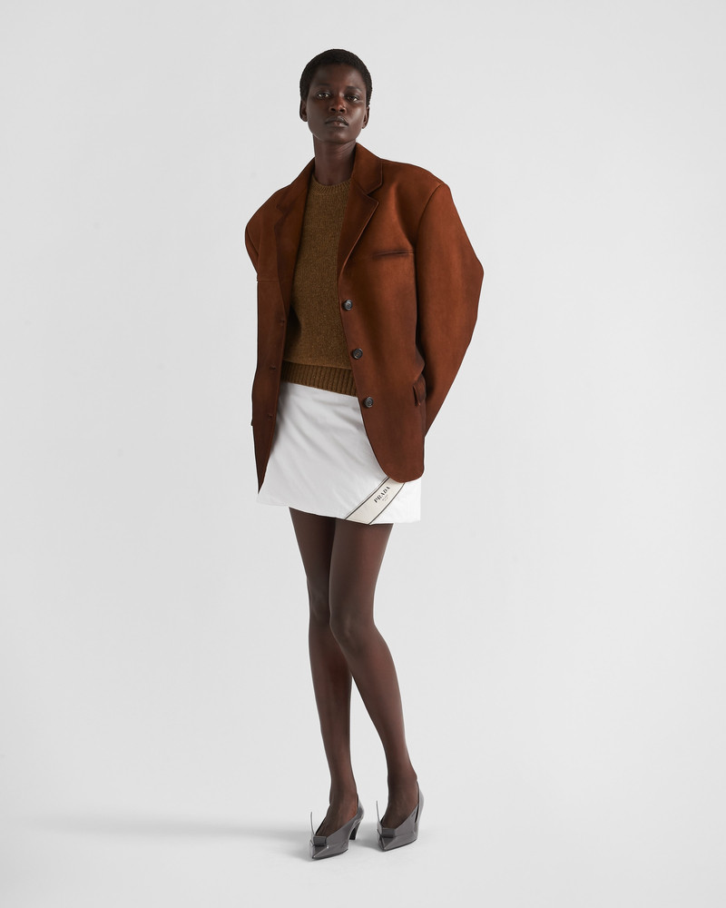 Prada Wool and cashmere crew-neck sweater outlook