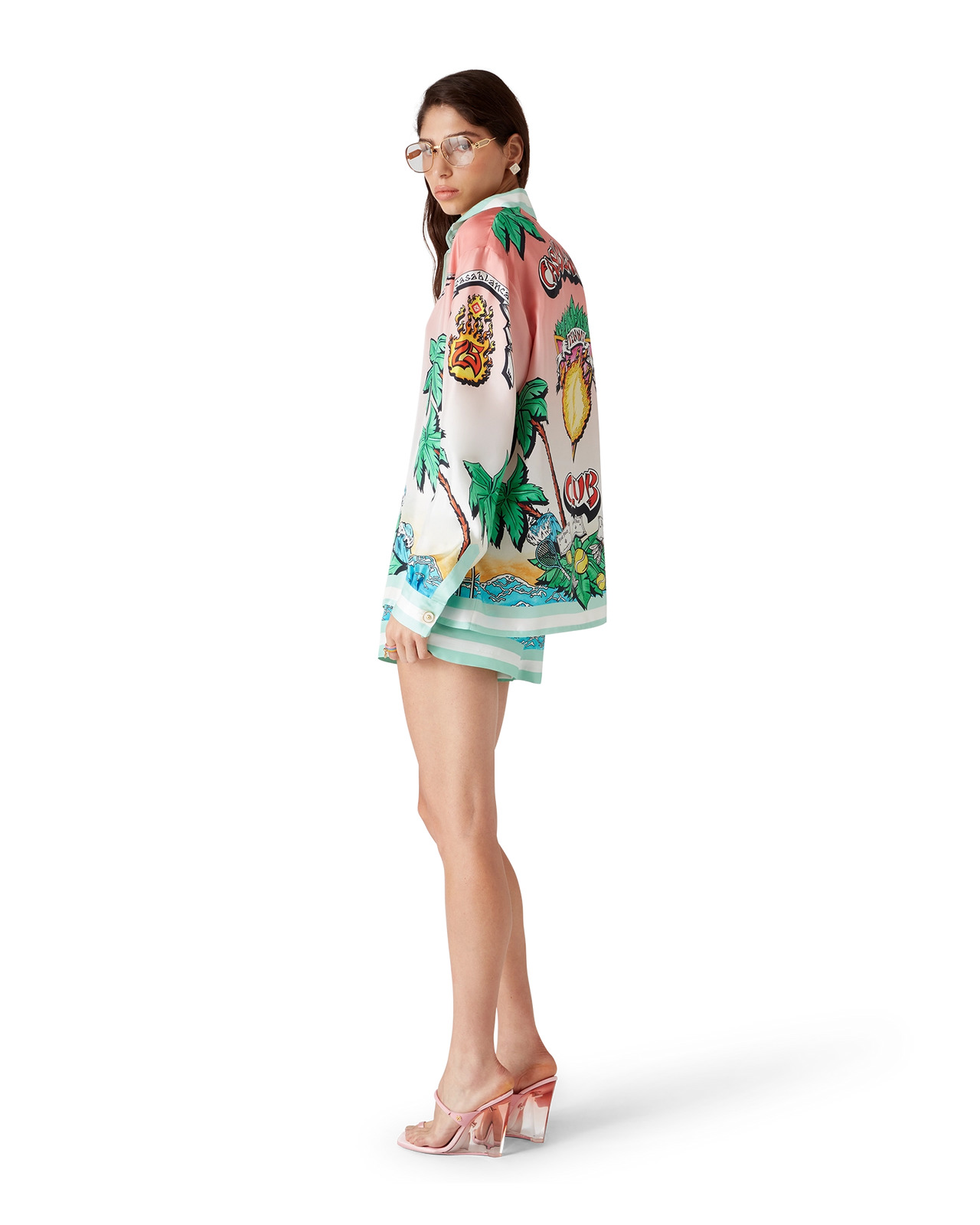 Tennis Club Silk Shirt | Casablanca Paris - 3