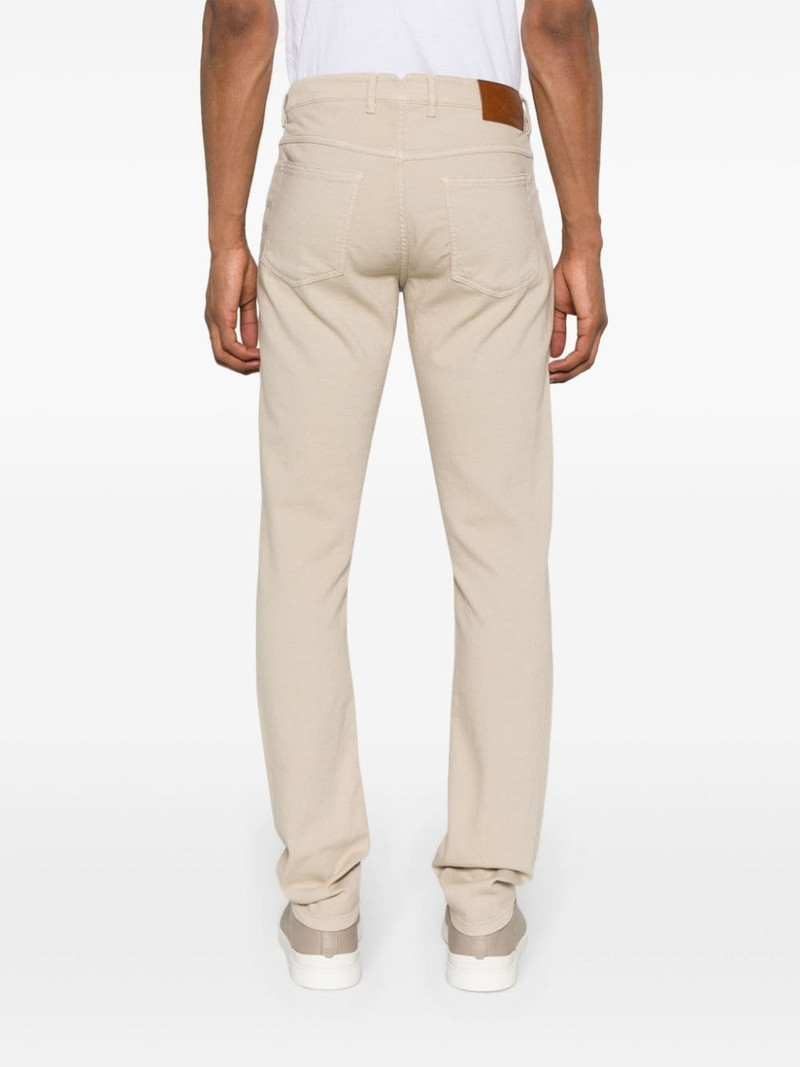 mid-rise slim trousers 4