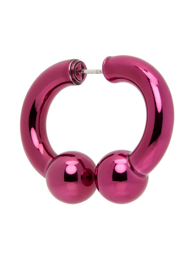 MM6 Maison Margiela Pink Boule Single Earring outlook
