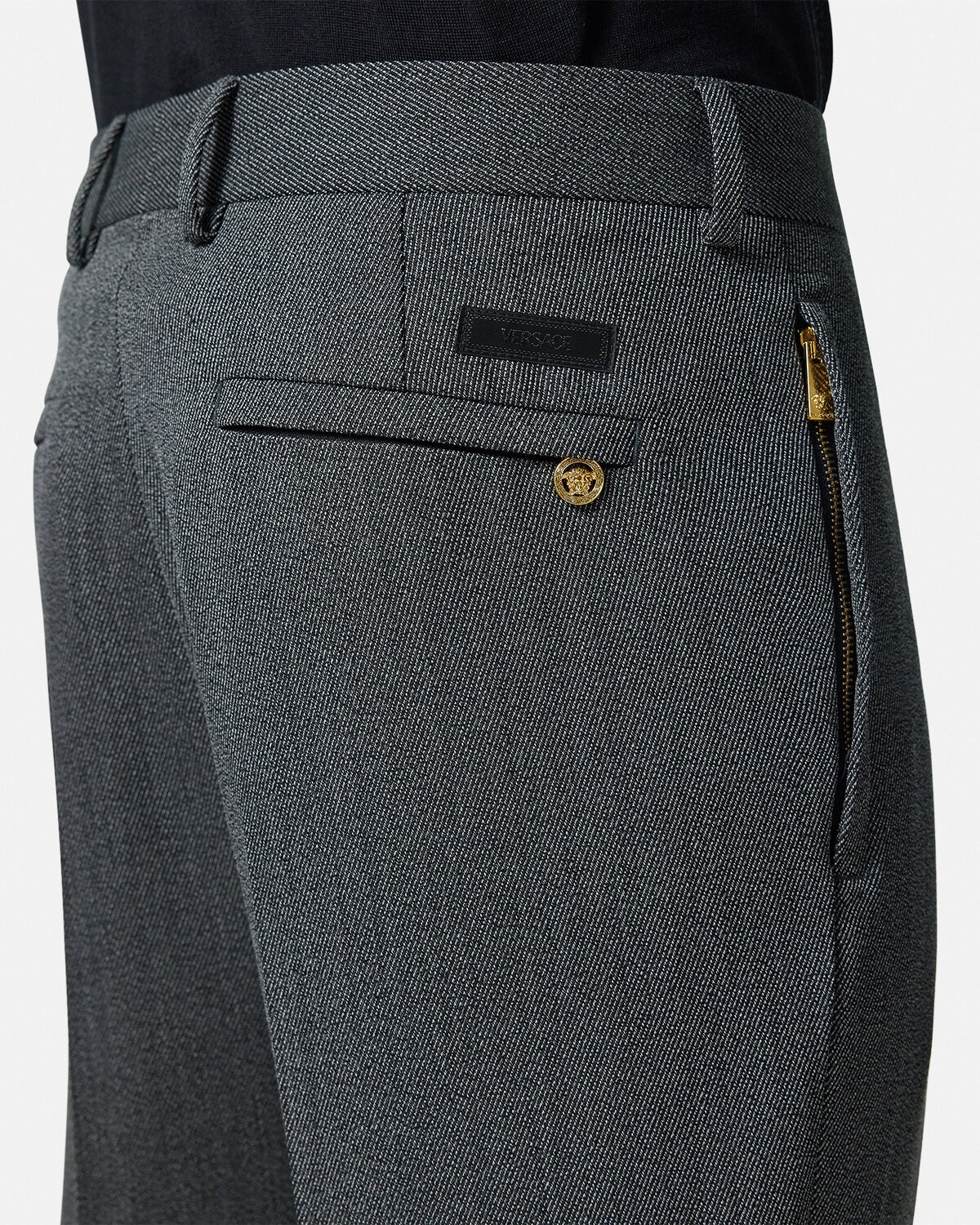 Mouliné Wool Formal Pants - 3