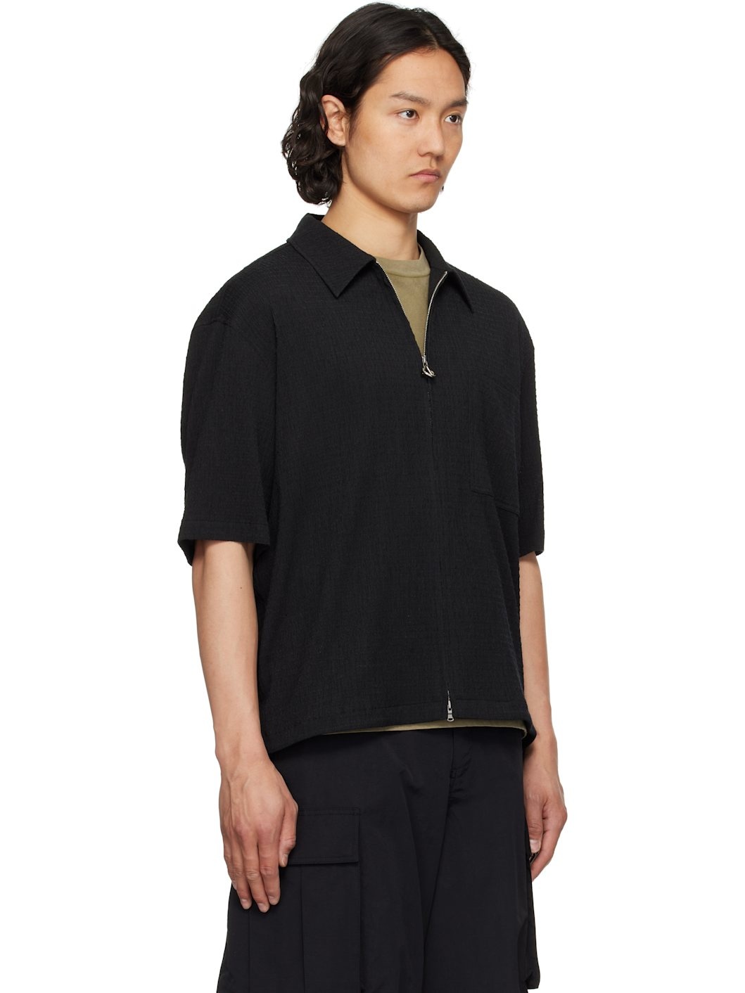 Black Gauze Shirt - 2