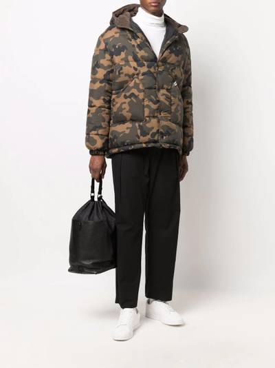 Mackintosh camouflage-pattern padded jacket outlook
