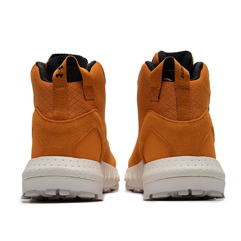 Under Armour Men's UA Micro G Valsetz Trek Mid Leather Waterproof Tactical Boots 'Honey Orange' 3025577-800 outlook