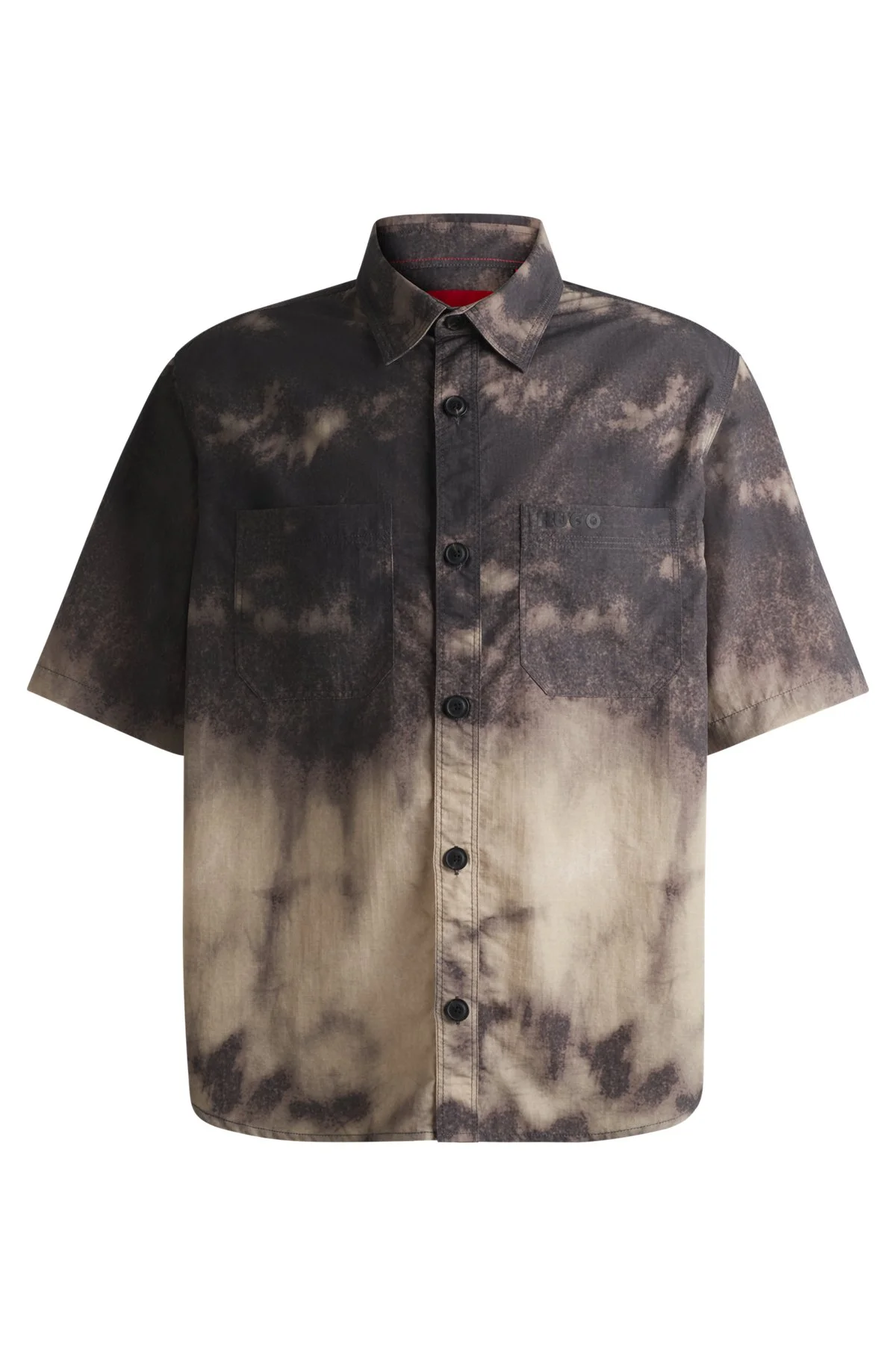OVERSIZE-FIT SHIRT WITH TIE-DYE PRINT - 1
