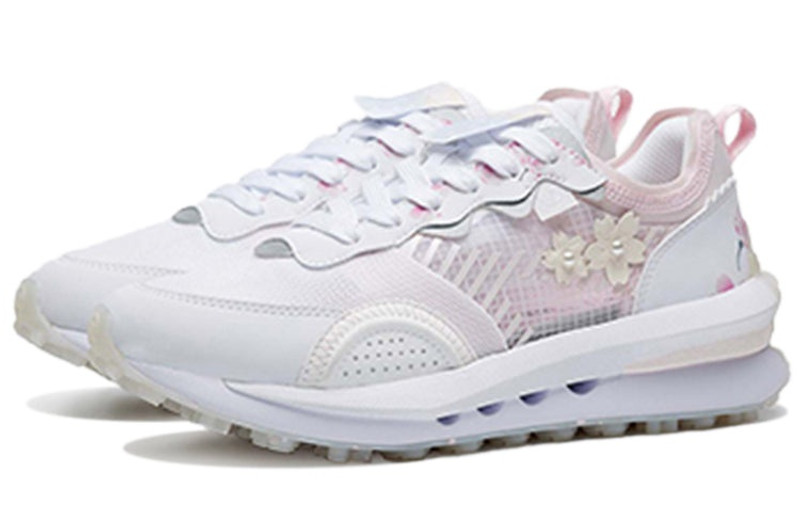 Li-Ning (WMNS) Li-Ning V2 Sakura Training Lifestyle Shoes 'White Pink' AGCS026-2 outlook