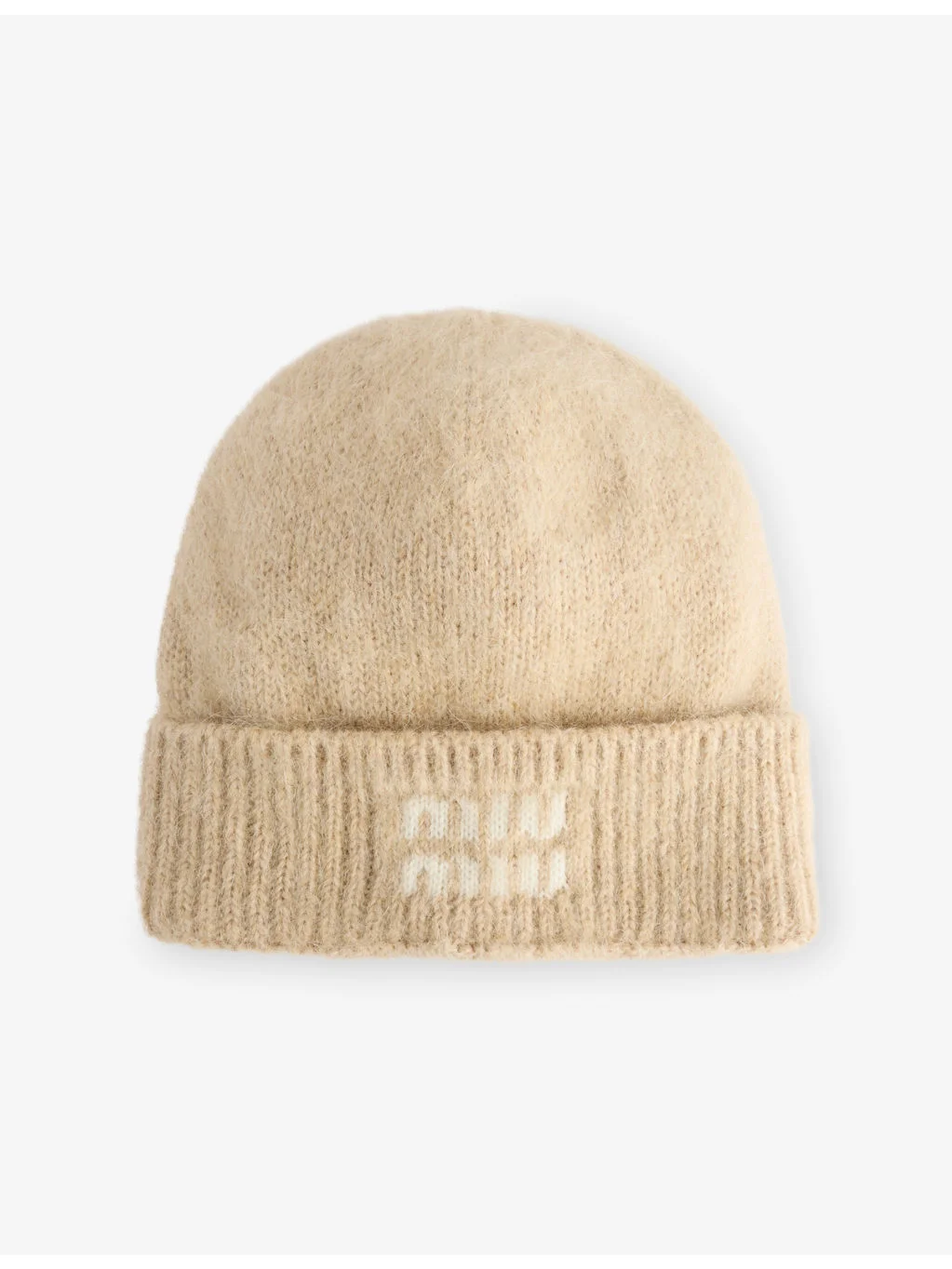 Logo-Intarsia Mohair Wool-Blend Beanie - 1