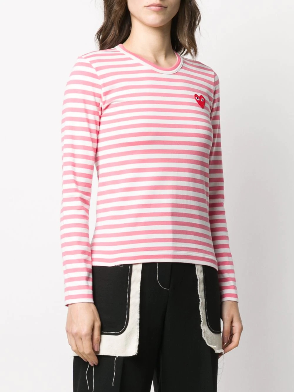 striped cotton sweatshirt - 3