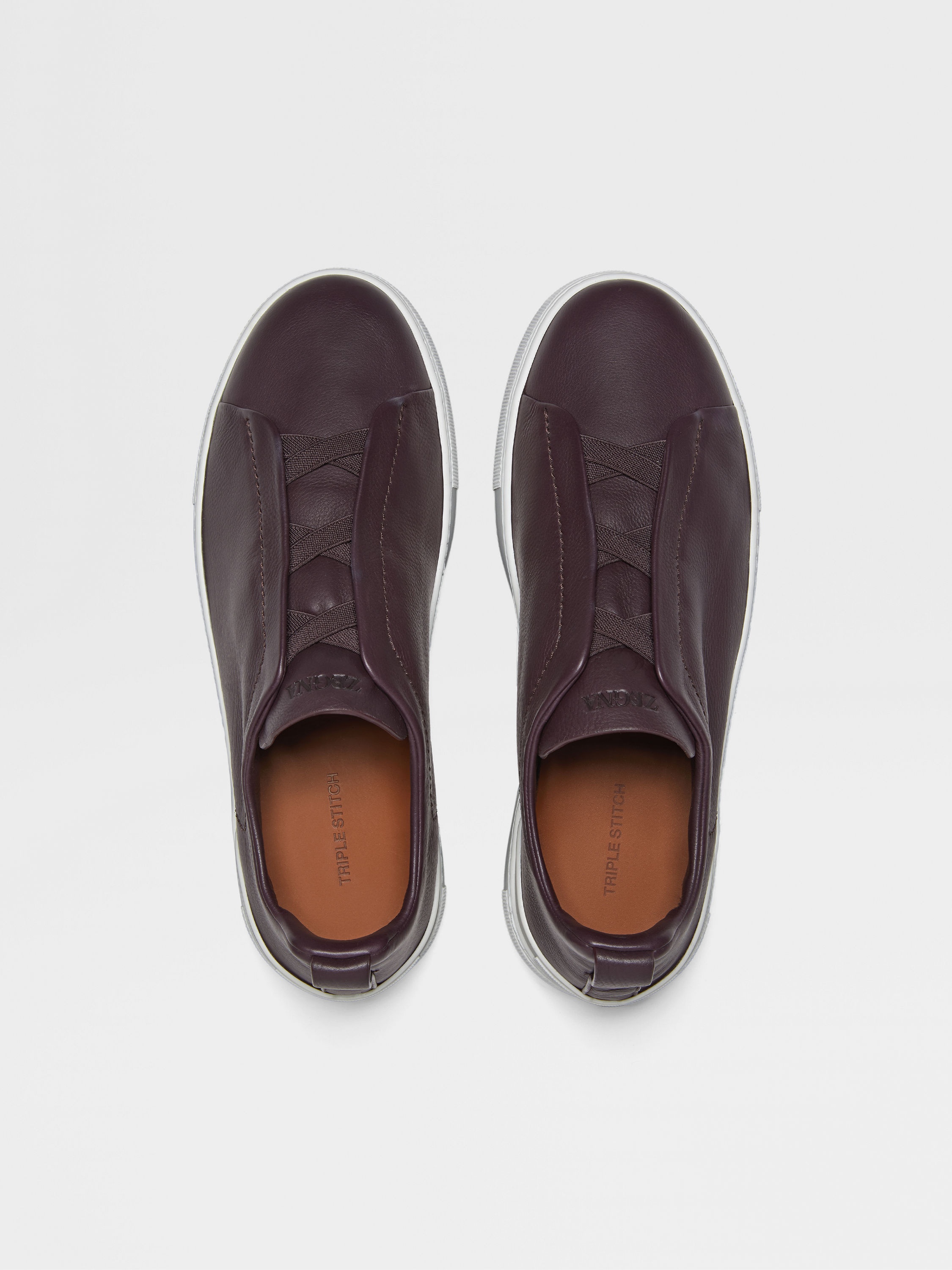 DARK PURPLE TRIPLE STITCH™ SECONDSKIN SNEAKERS - 3