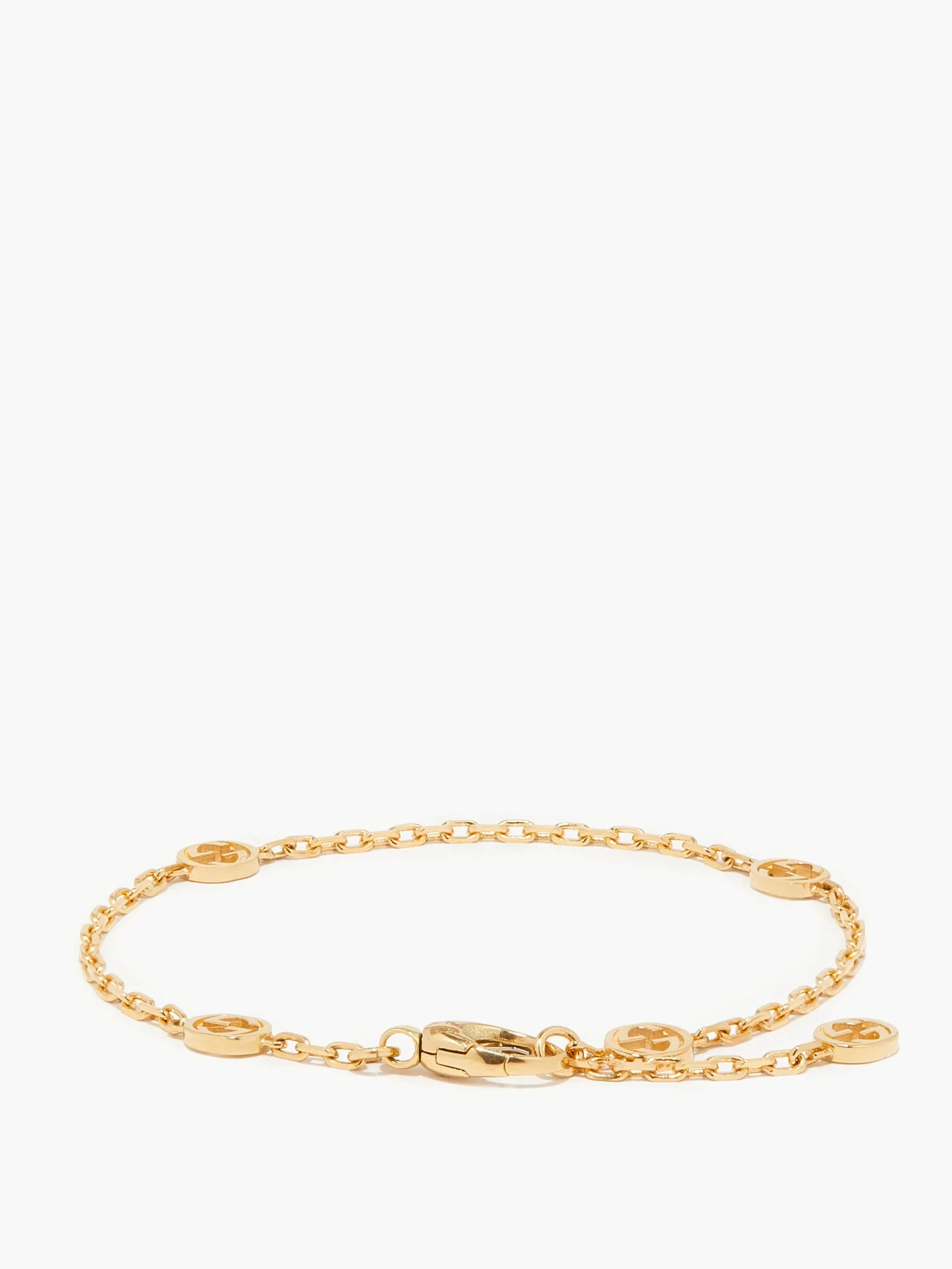 GG-logo 18kt gold chain-link bracelet - 4