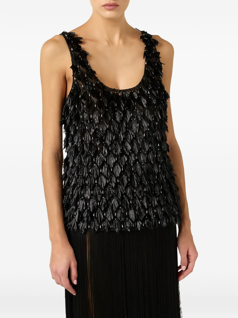 tulle 3D embroideries top 4