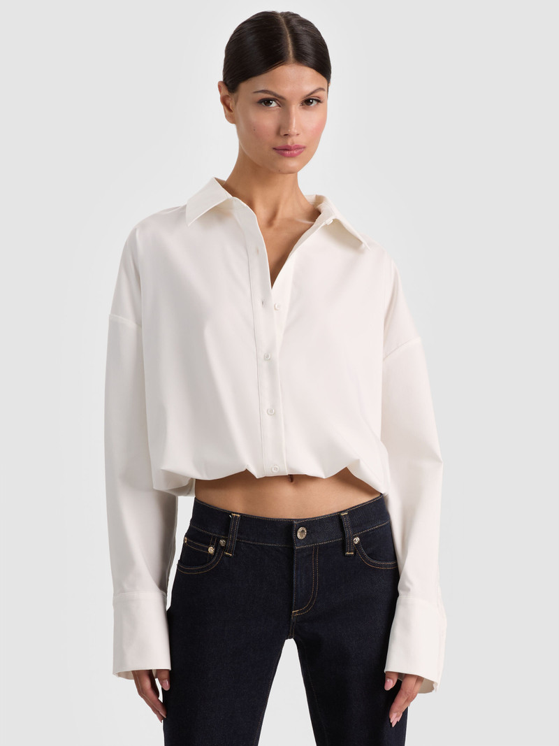 TOBIE CINCHED BUTTON DOWN 2