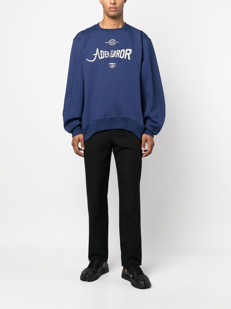 ADER error logo-print long-sleeve sweatshirt outlook