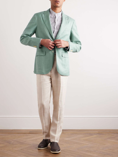 Brioni Silk, Cashmere and Linen-Blend Suit Jacket outlook
