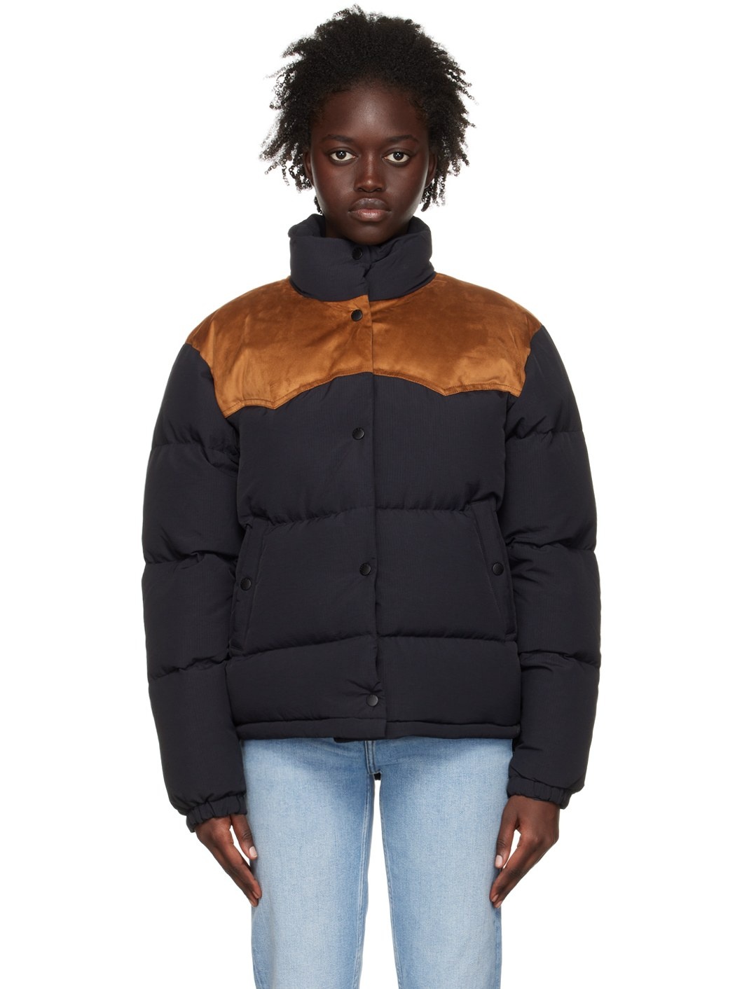 Black Cal Down Jacket - 1