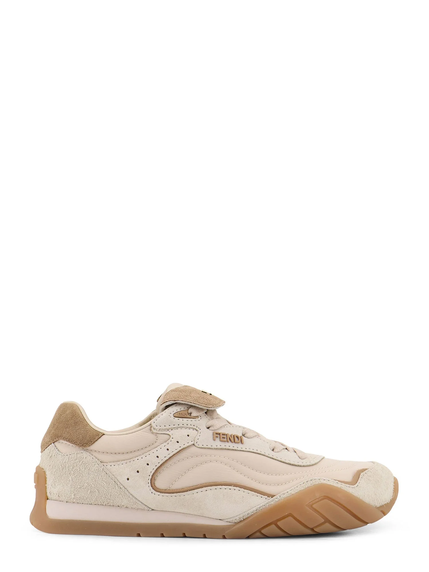 Fendi Wave Pulse Suede Sneakers - 1