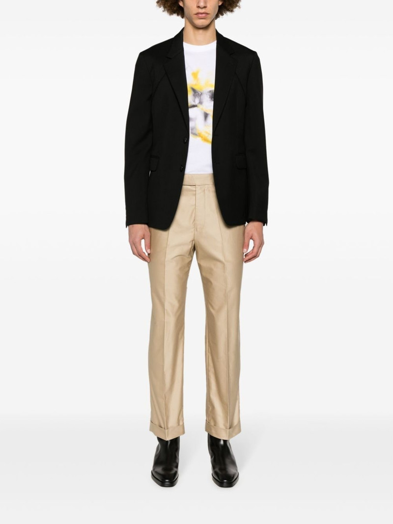 Alexander McQueen mid-rise straight-leg trousers outlook
