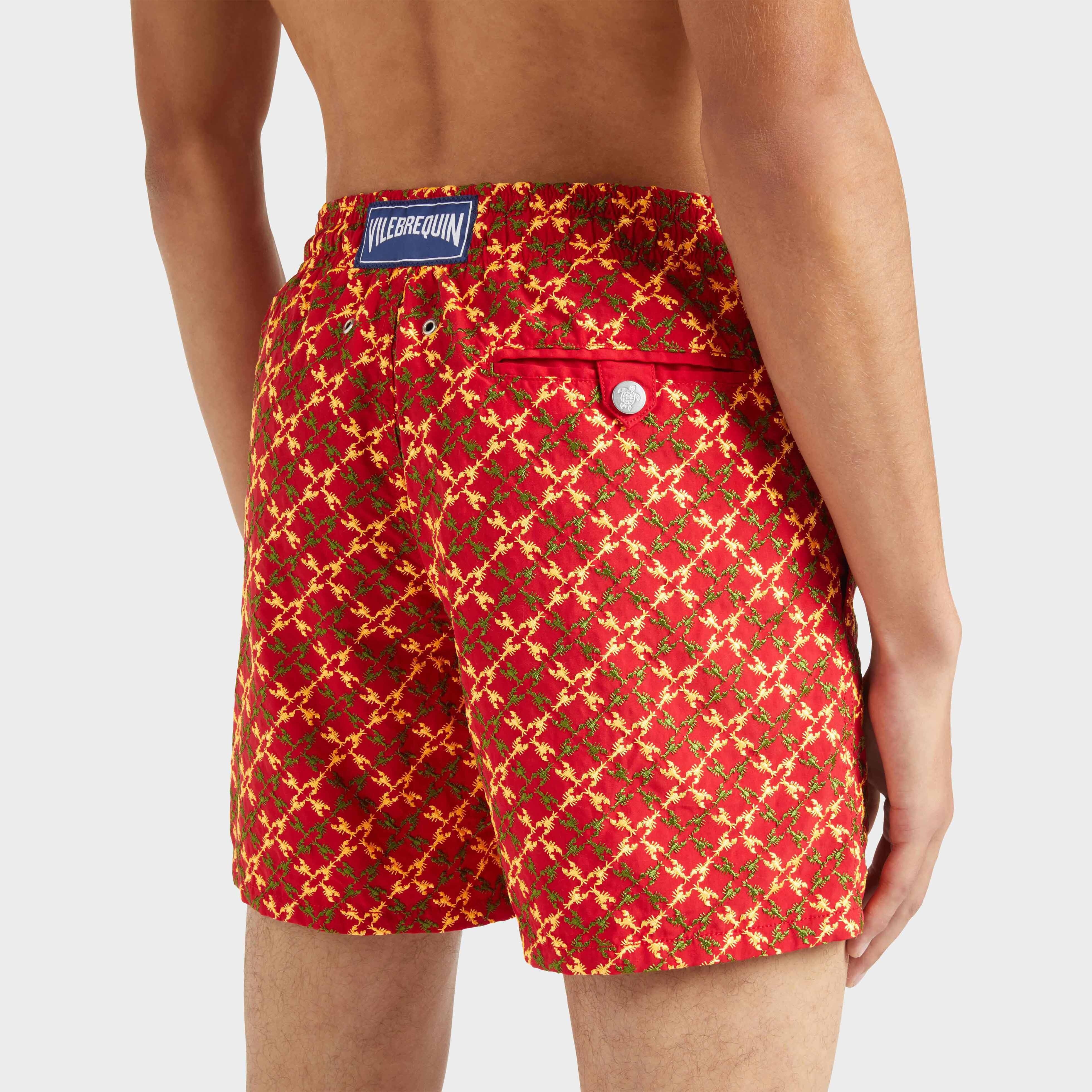 Men Swim Shorts Embroidered Homard Pixel - Limited Edition - 6