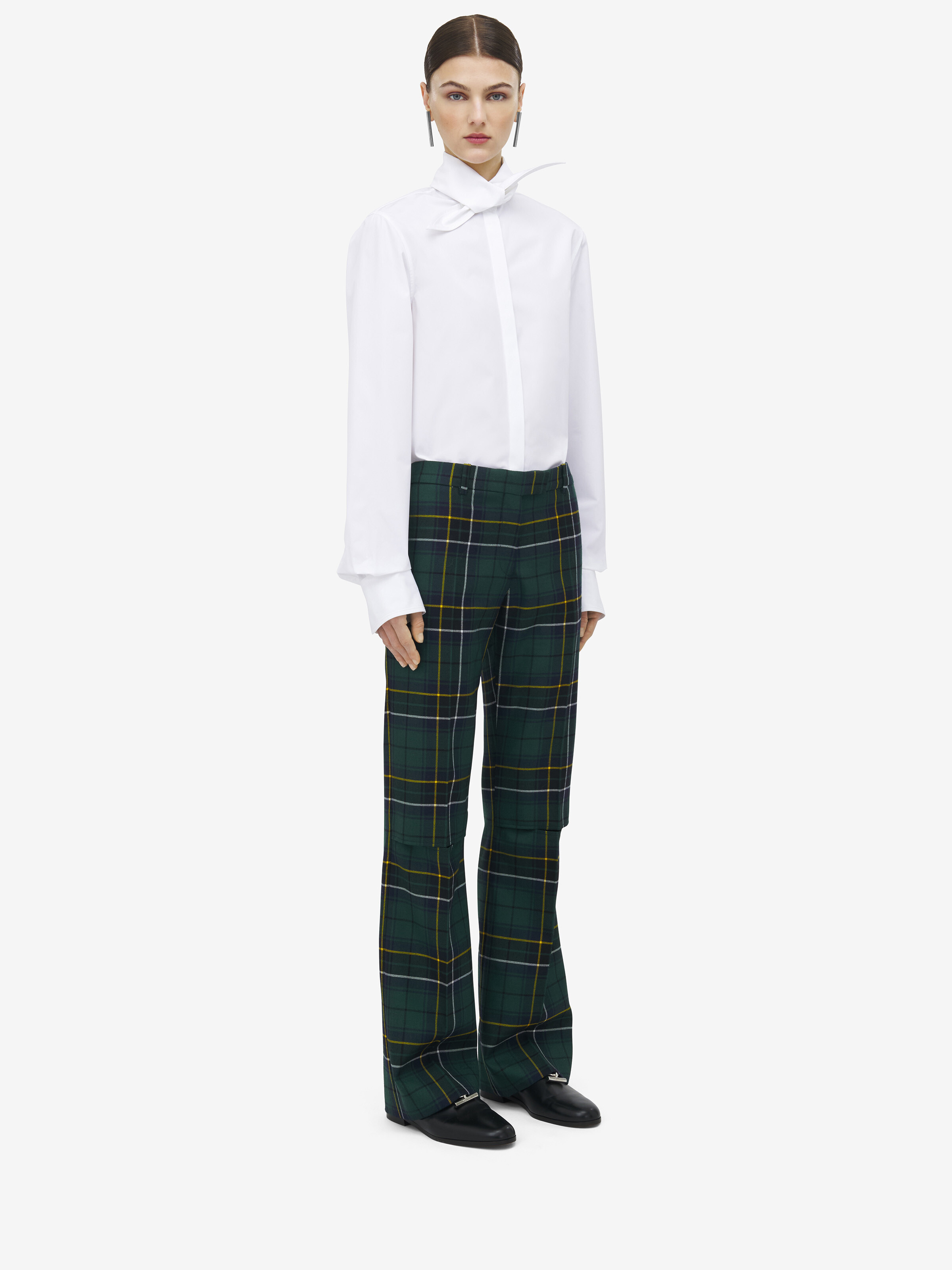 Wool Tartan Trousers - 2
