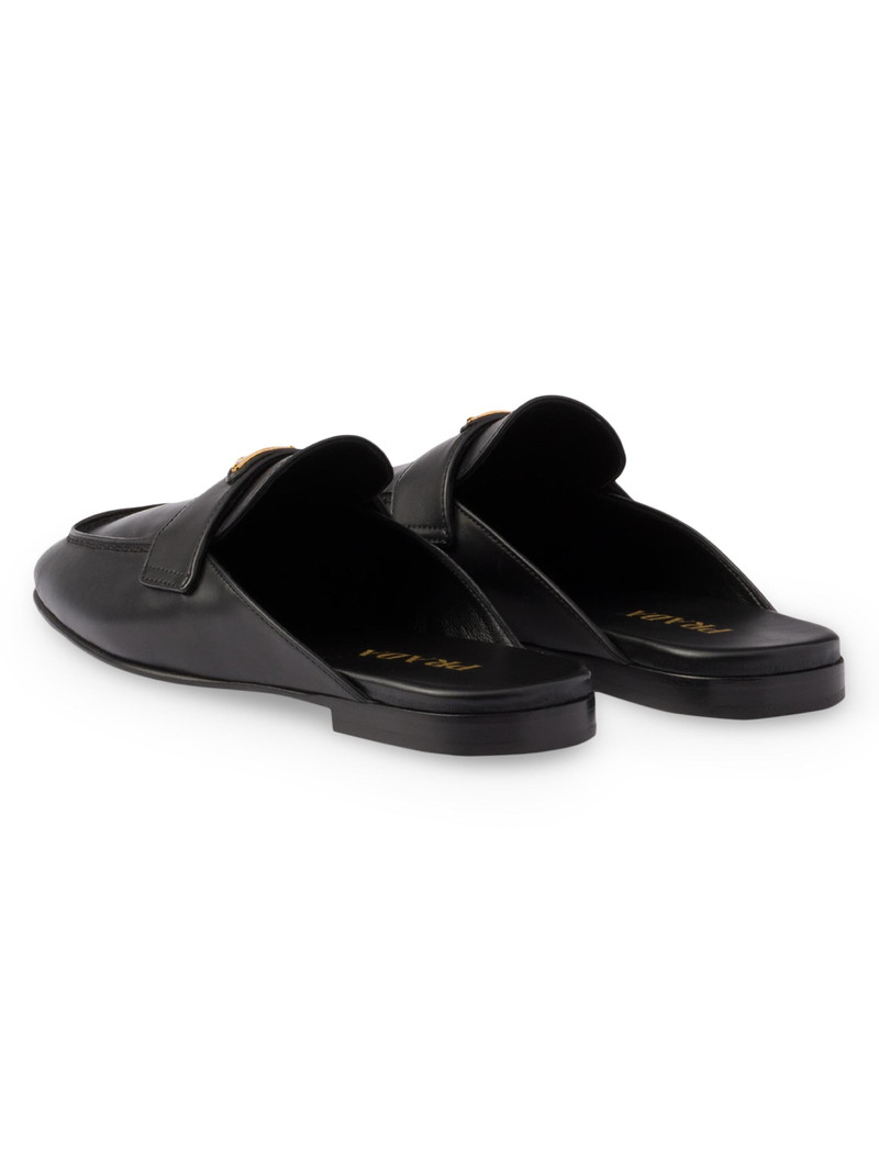 Women's Leather Mules - Black 3