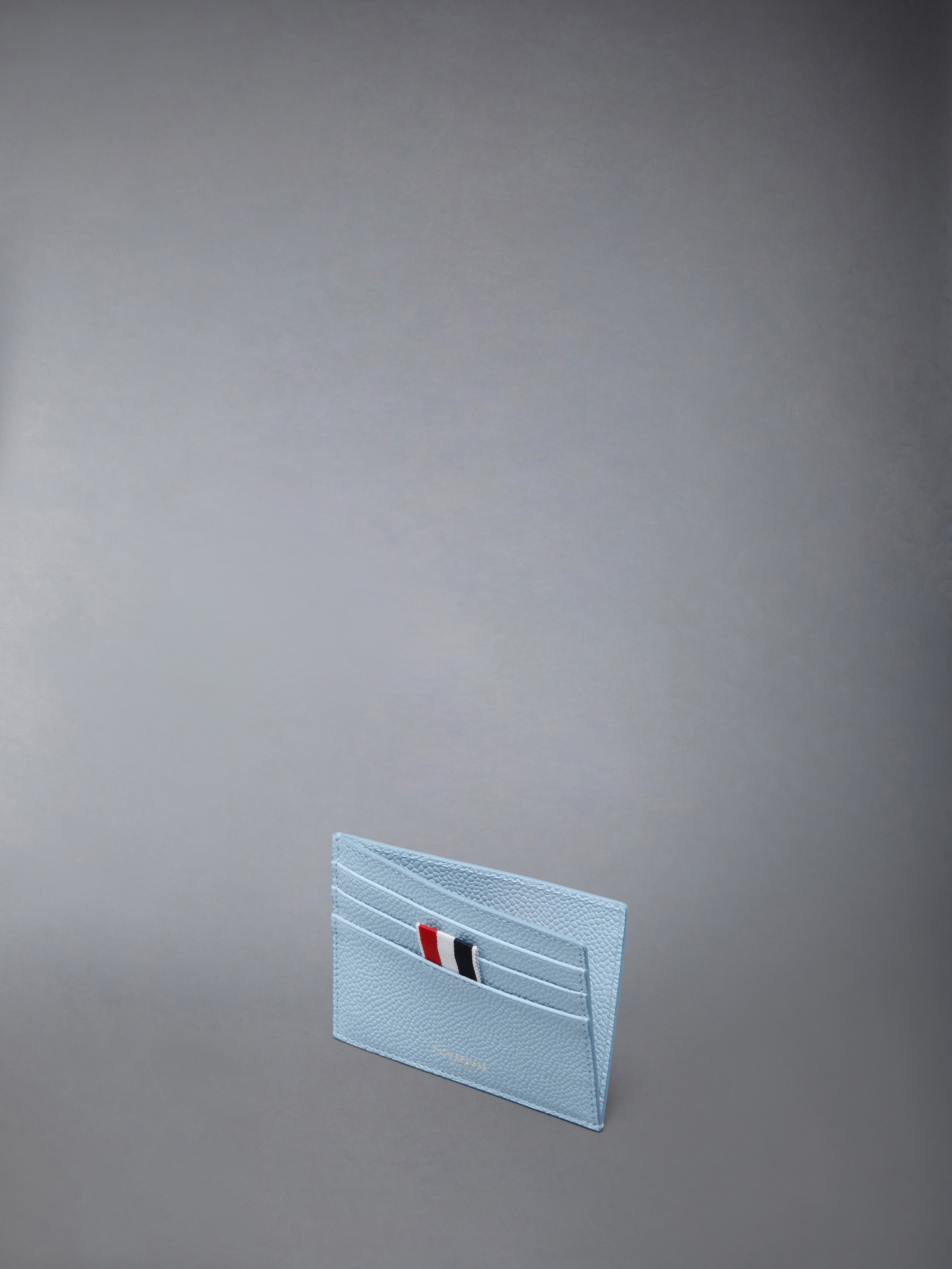 PEBBLE GRAIN NOTE COMPARTMENT CARD HOLDER - 3