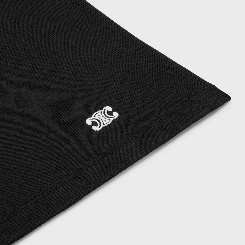 triomphe tank top in silk jersey 4