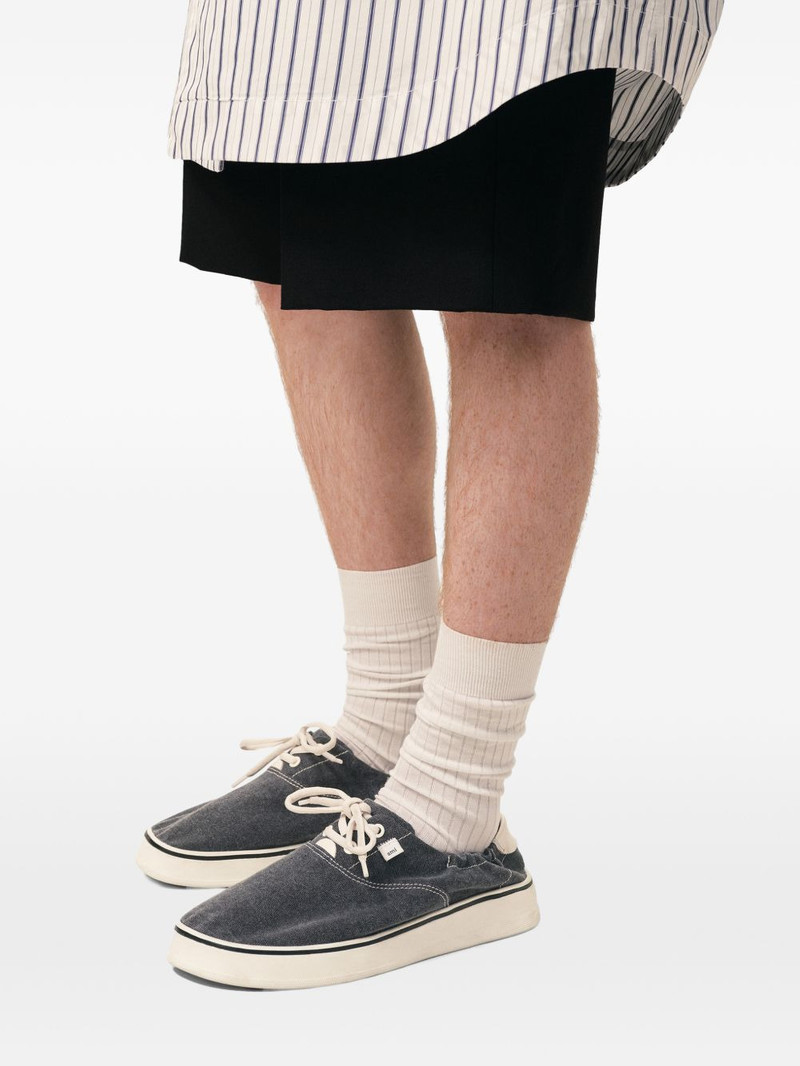 Tennis washed-effect sneakers 5