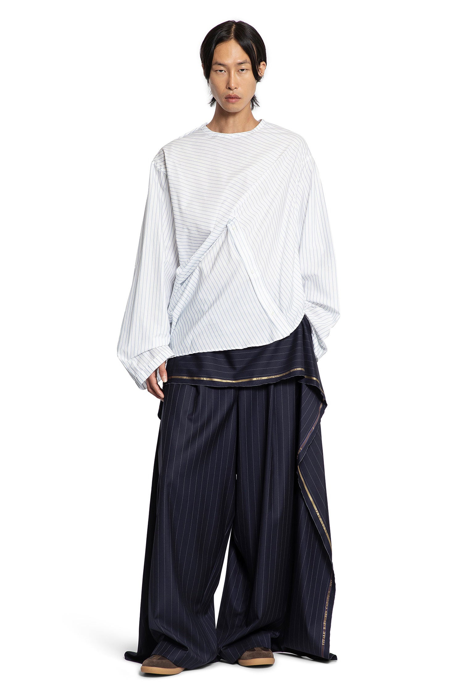 Reconstructed-Pinstriped-Long-Sleeve-Top - 4