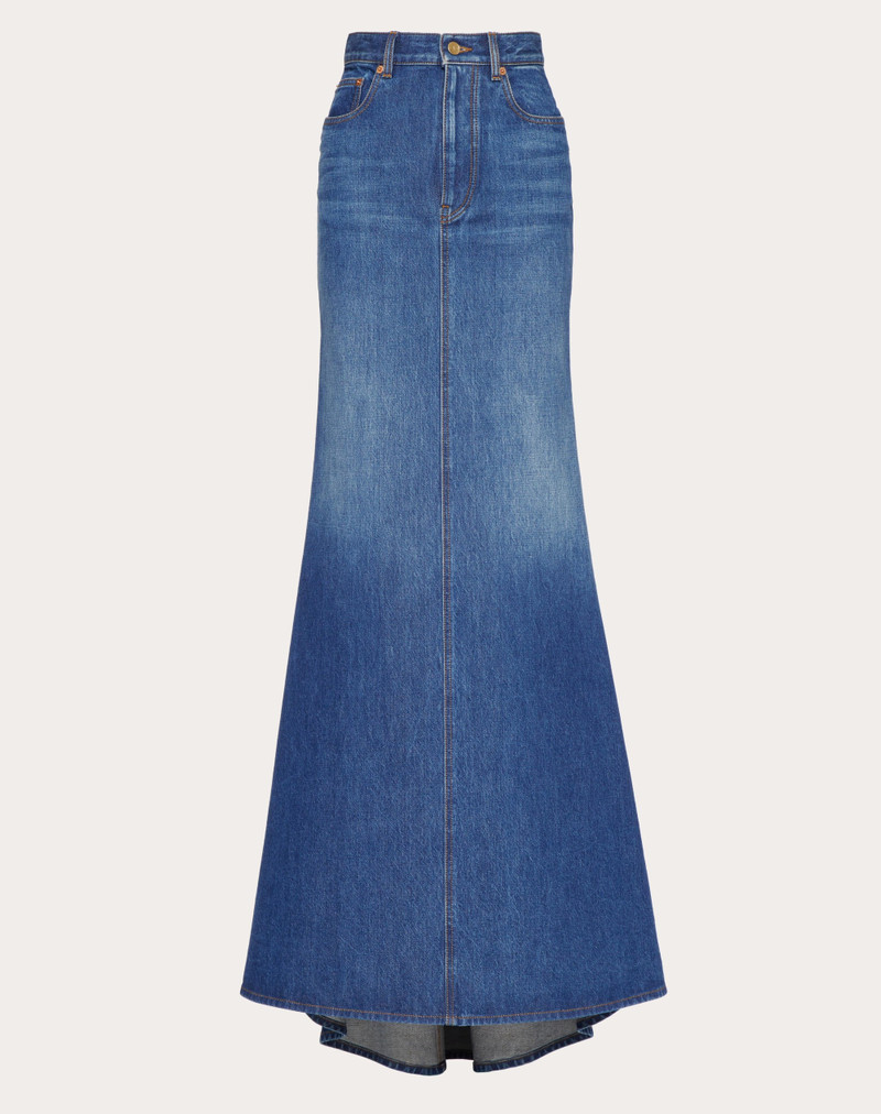 LONG DENIM SKIRT 1