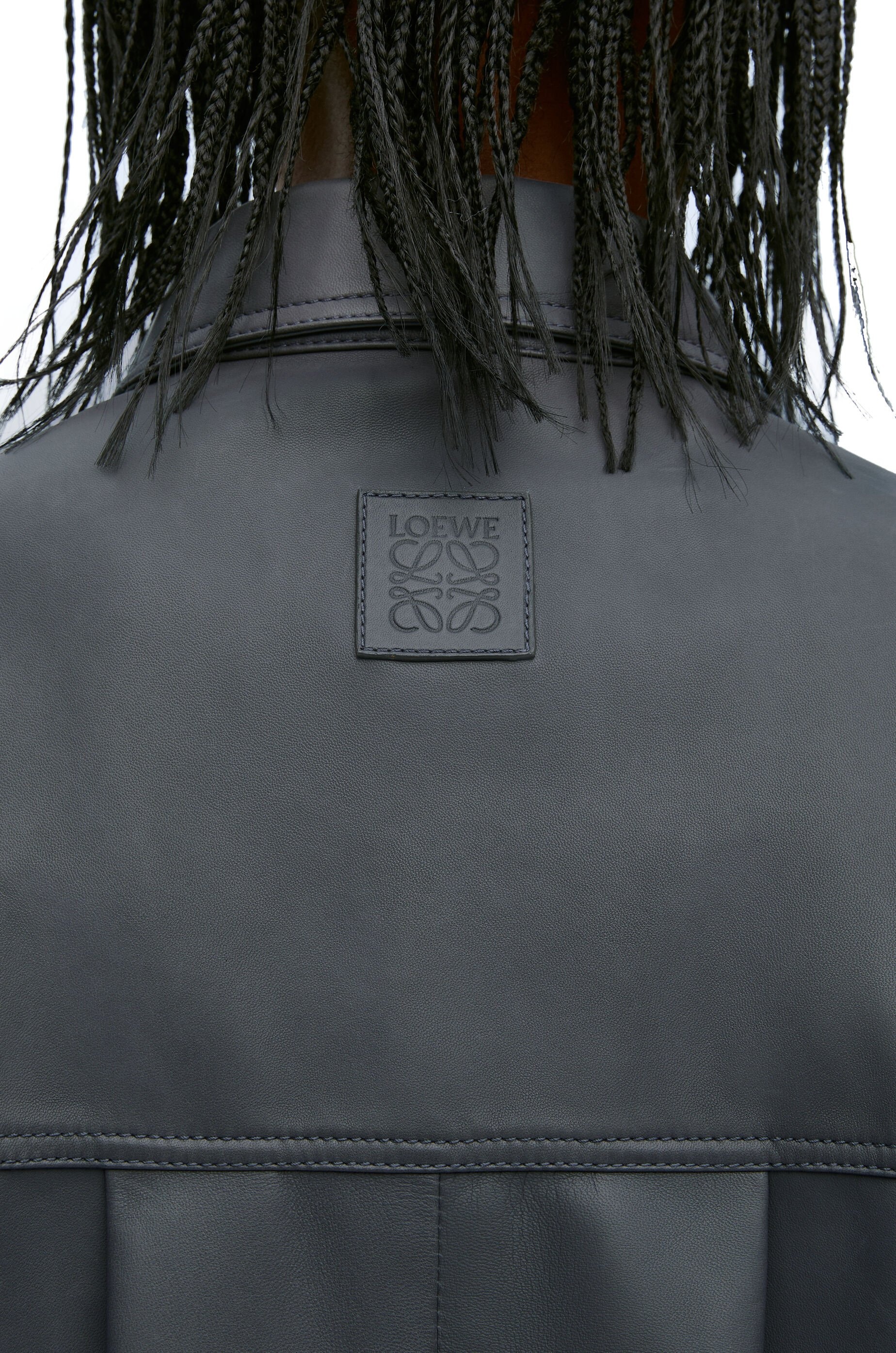 Overshirt in nappa lambskin - 4