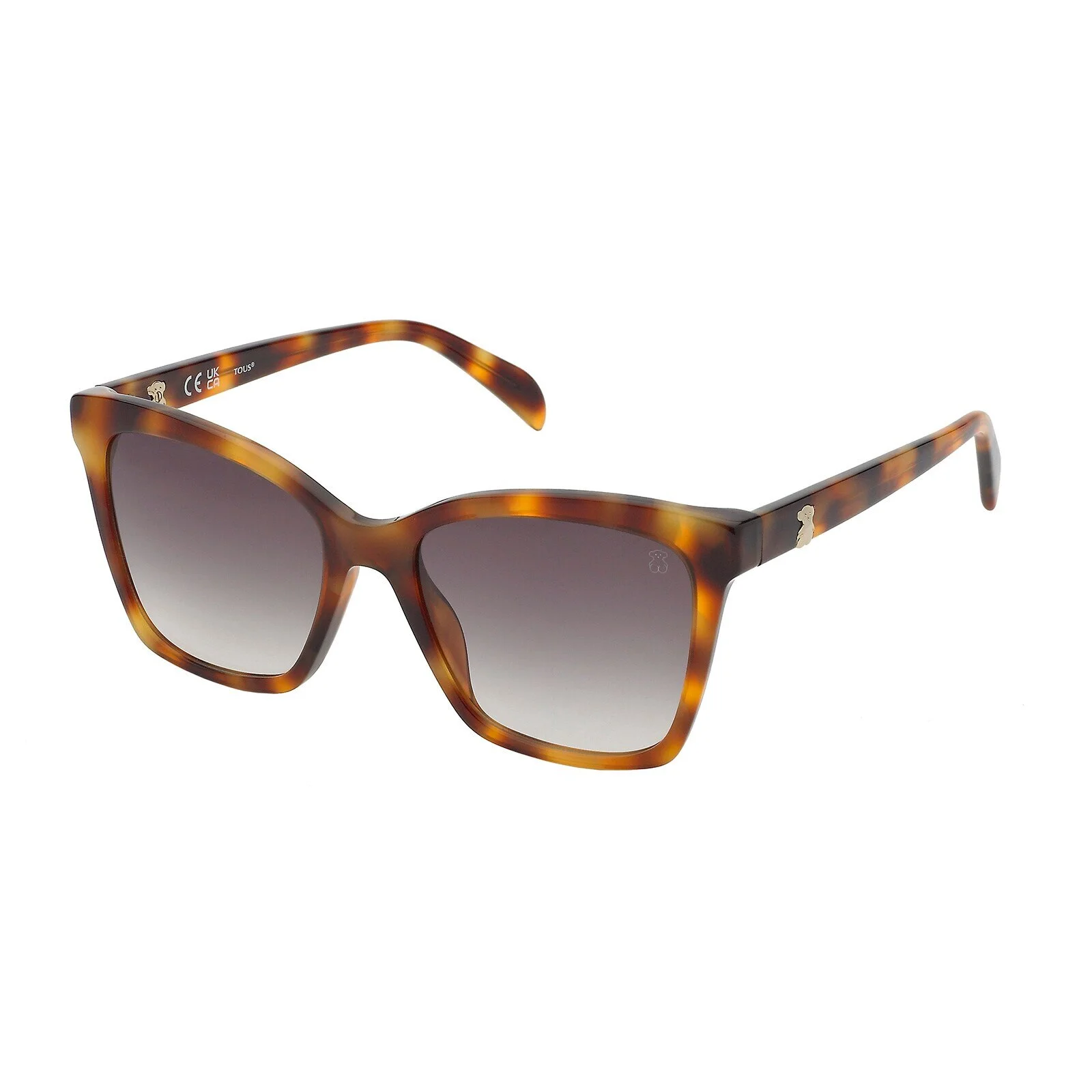 Havana-colored bear Sunglasses Square Bear - 1
