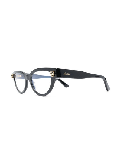 Cartier panther-plaque glasses outlook